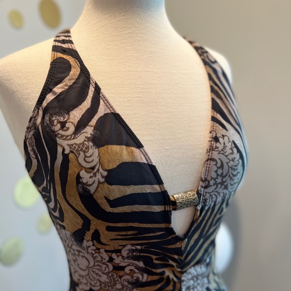 St. John Swim Animal Print Swimsuit - Picture 4 of 8